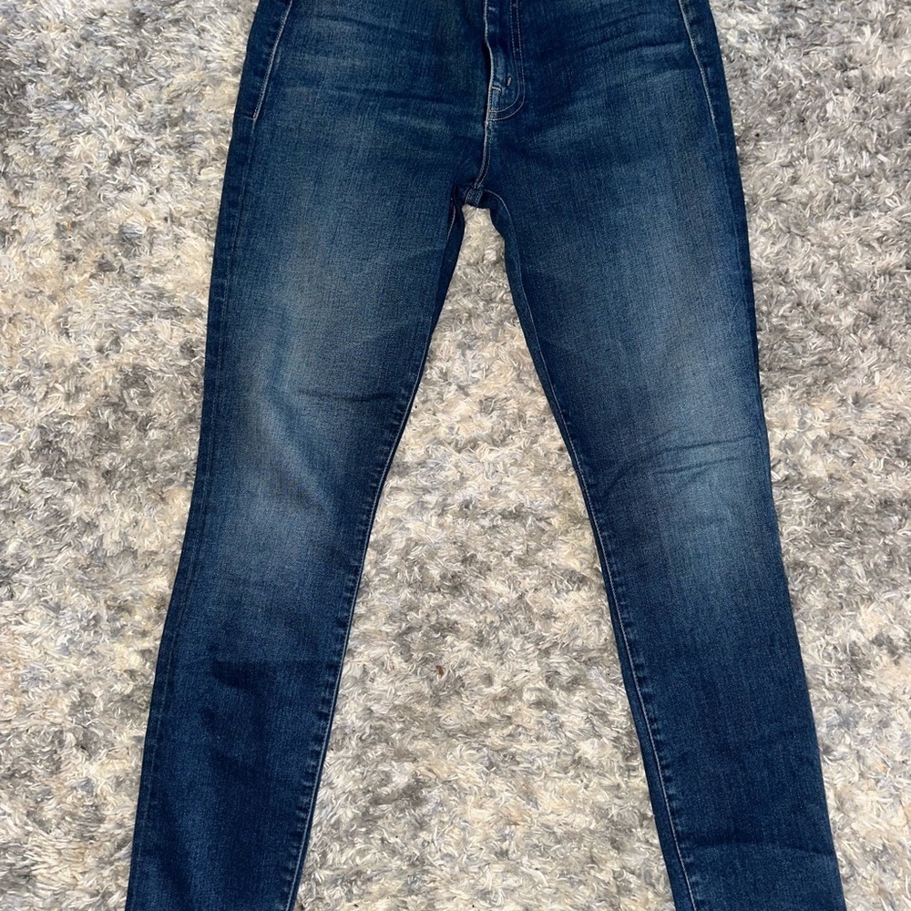 MOTHER High Rise Skinny The Swooner Coin Pocket Jeans - EUC size 28